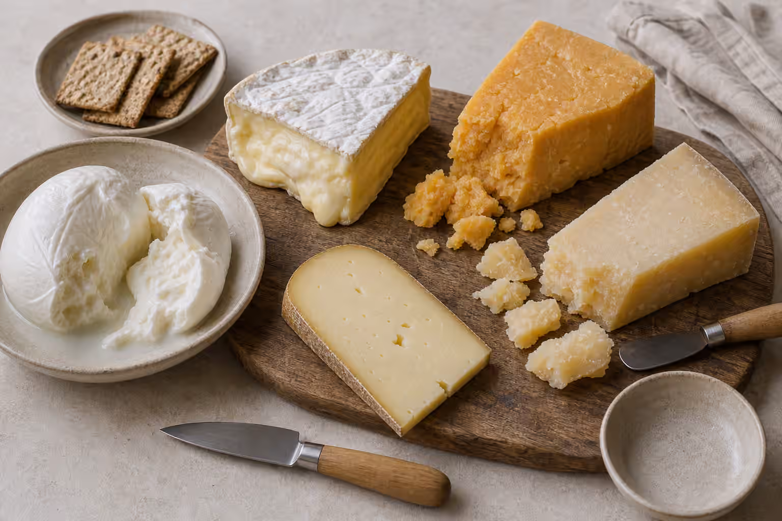 Cheese Texture and Moisture: Creamy, Crumbly, Elastic, and Crystalline