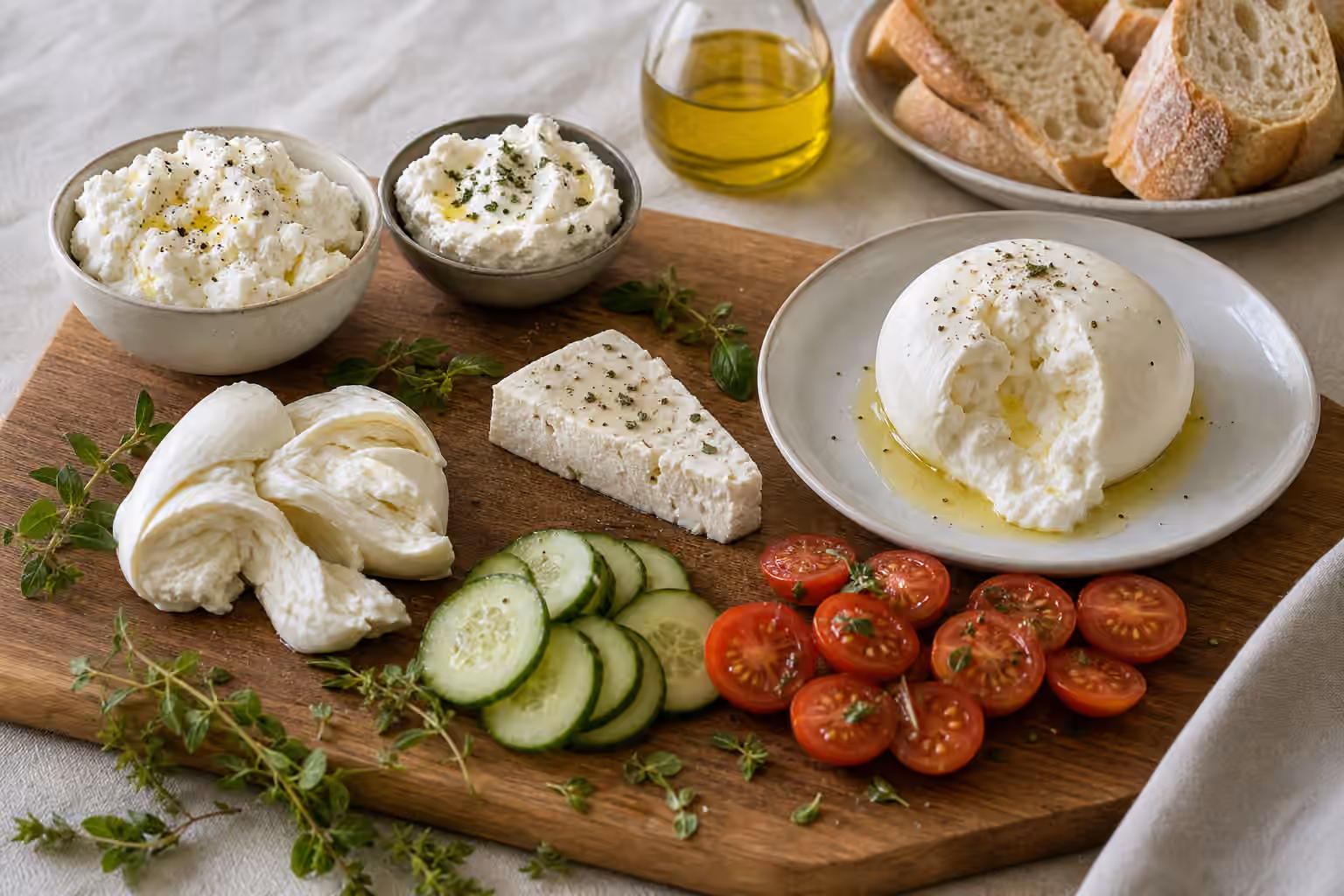 Fresh Cheeses: Moisture, Tang, Salt, and How to Serve Them