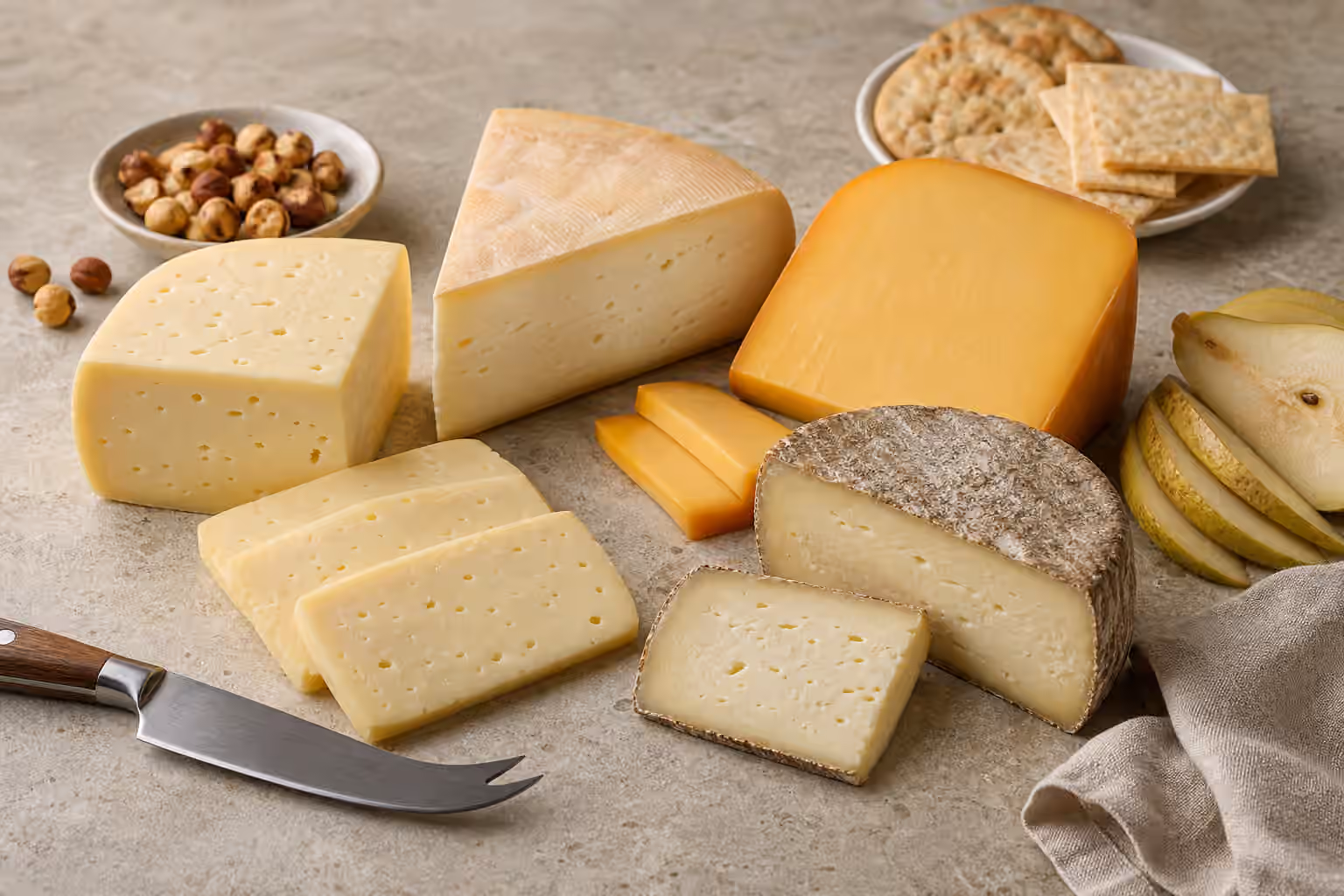 Semi-Soft Cheese: Havarti, Fontina, Young Gouda, Tomme, and Serving