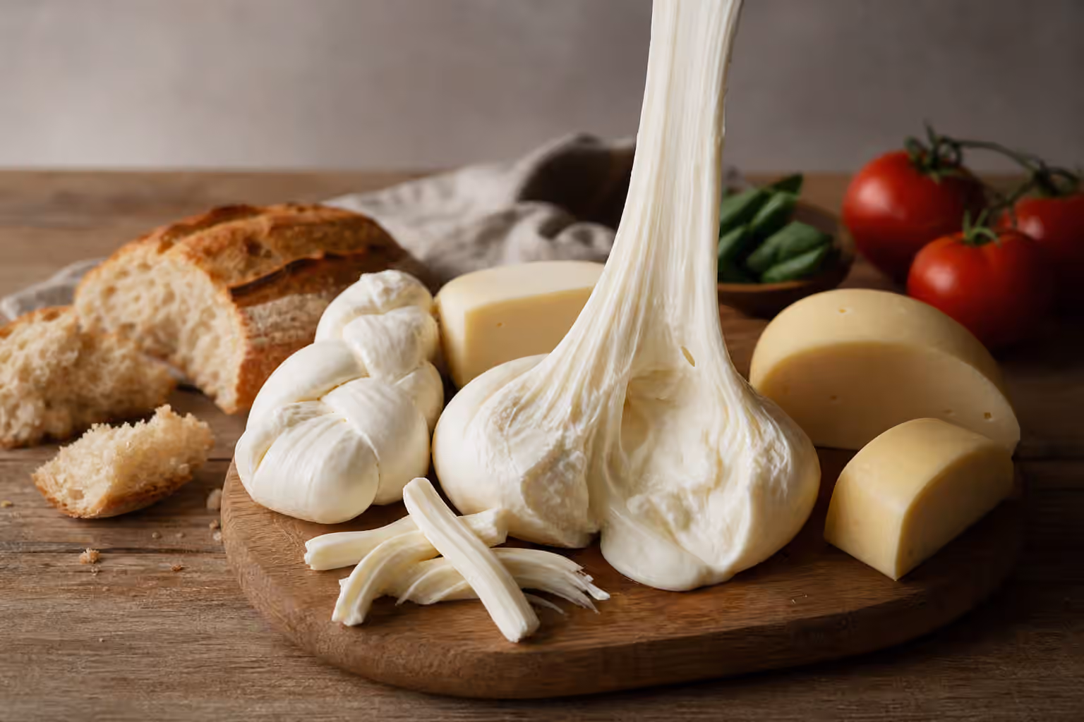 Stretched-Curd Cheese: Mozzarella, Provolone, Oaxaca, and Why Cheese Pulls