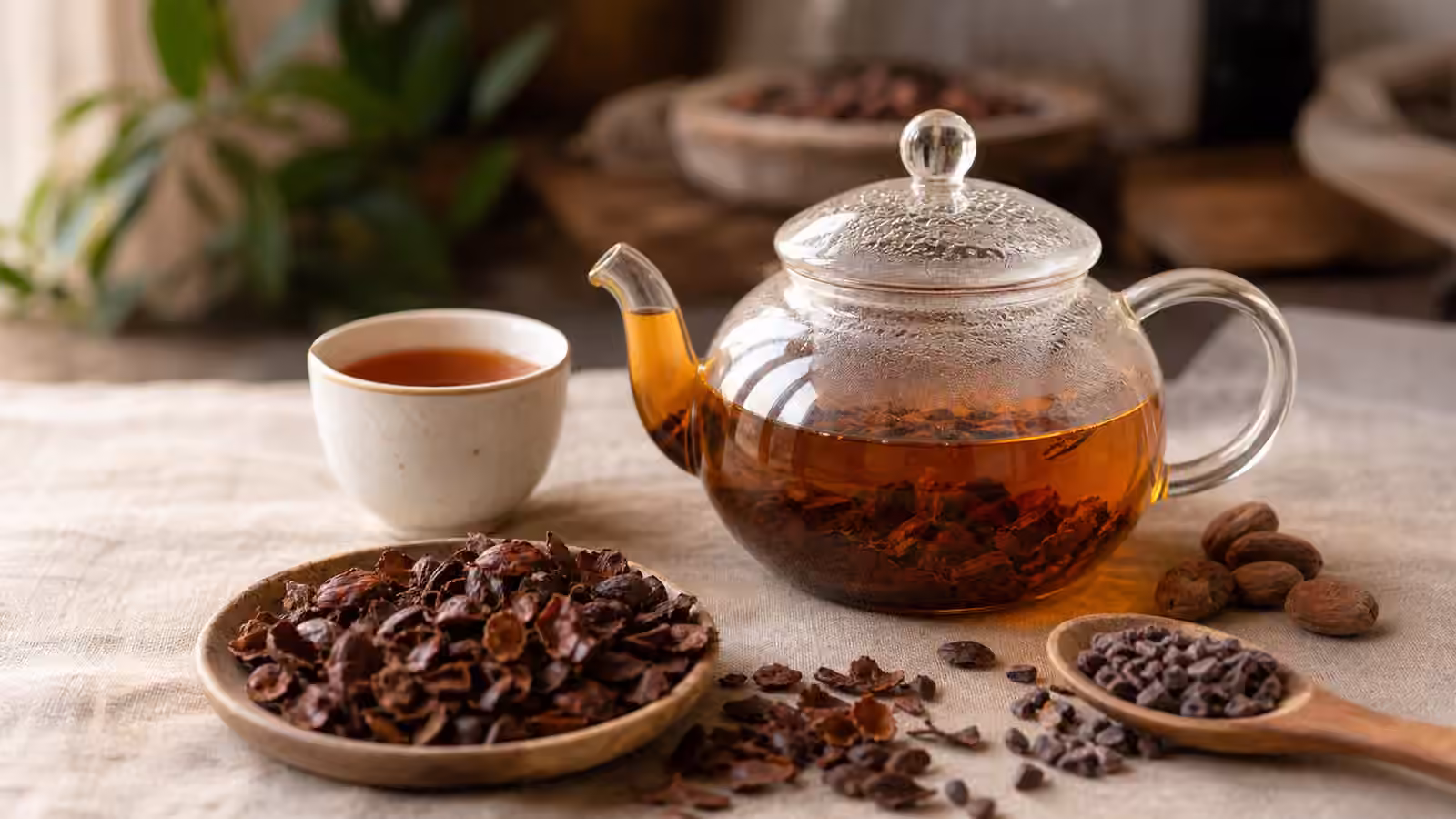 Cacao Husk Tea and Chocolate Infusions: Aroma After Winnowing
