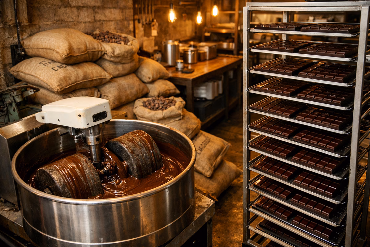The Morning at the Chocolate Factory (A Story About Where Flavor Begins)