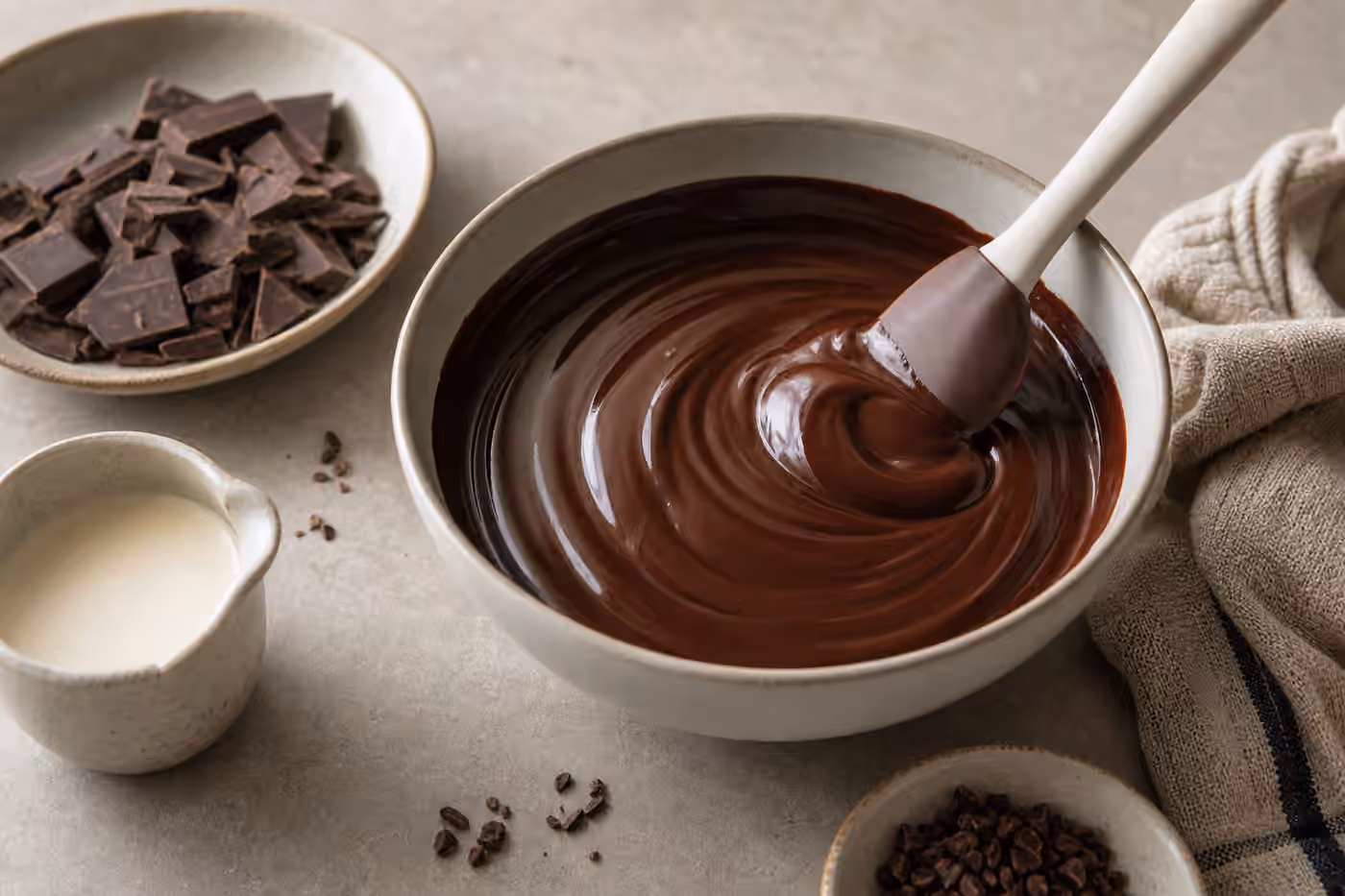 Chocolate Ganache: Emulsion, Ratios, and Texture
