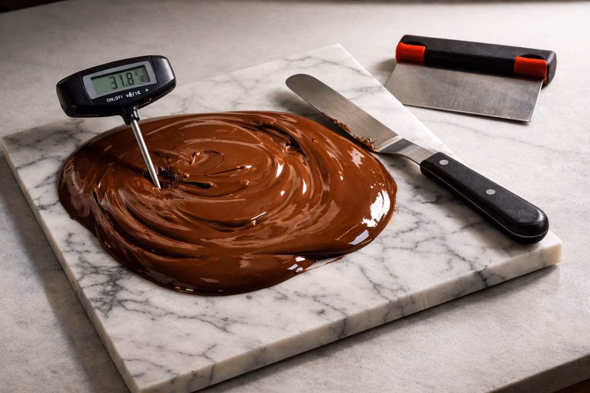The Tempering Night (A Story-Driven Guide to Shiny, Snappy Chocolate)