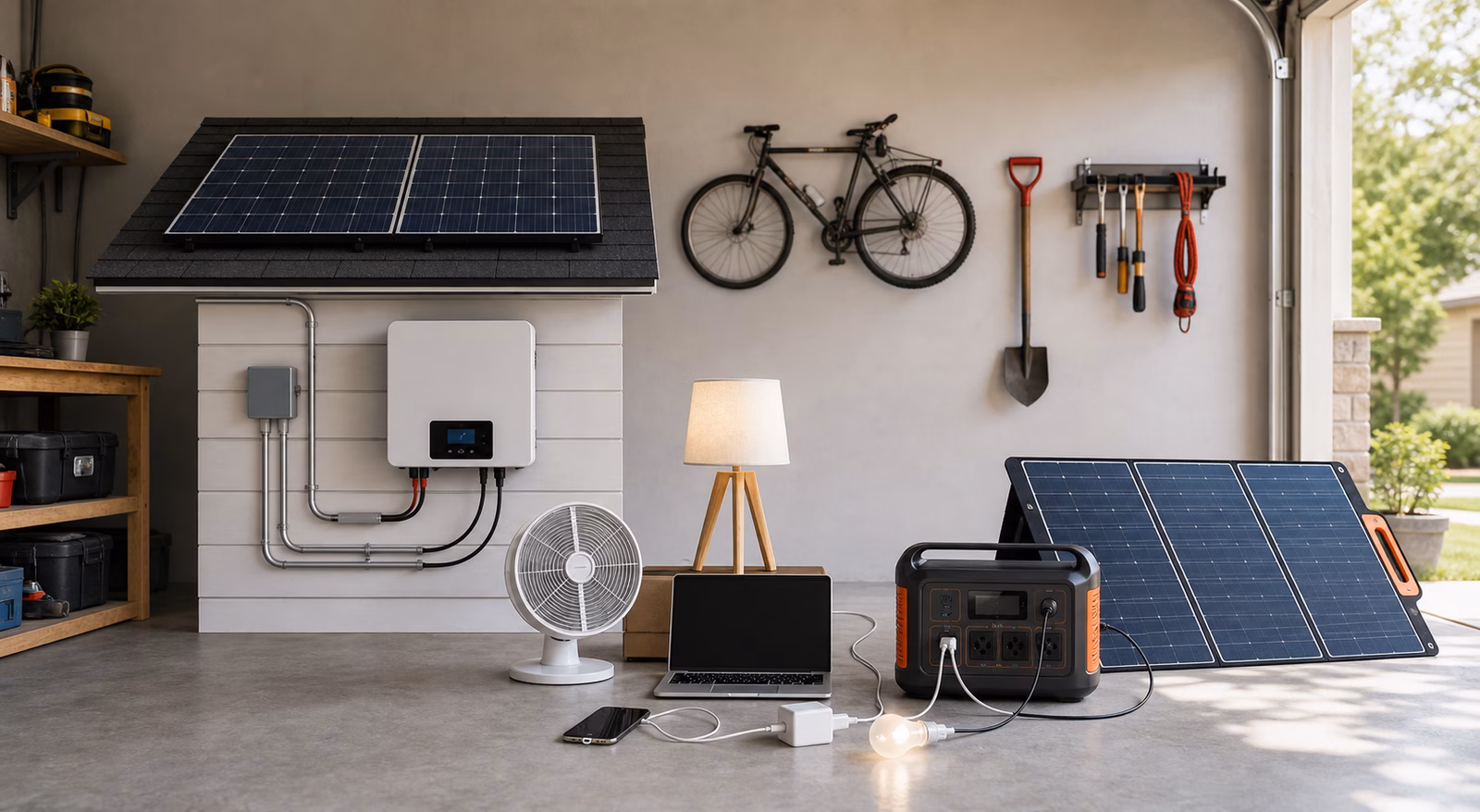 Solar Panels vs Solar Generators: Production System or Battery Kit?