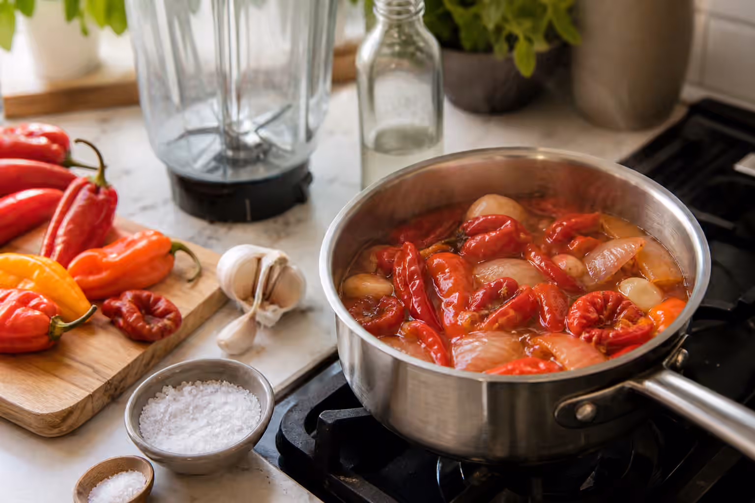 Cooked Hot Sauce: Simmering Without Flattening Flavor
