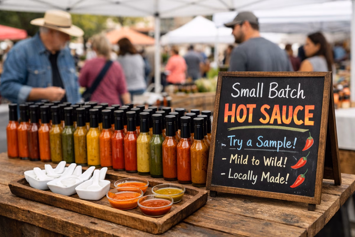 The Farmers Market Hot Sauce Stand (A Story About Turning a Recipe Into a Business)
