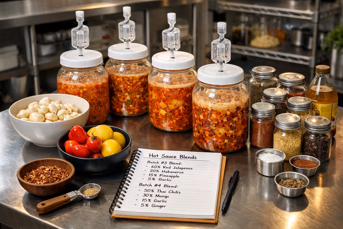 Fermentation & Flavor Design for Hot Sauce