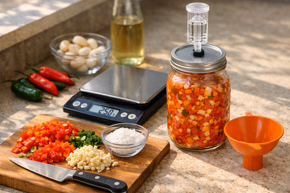 A Fermented Hot Sauce Weekend: From Peppers to First Pour
