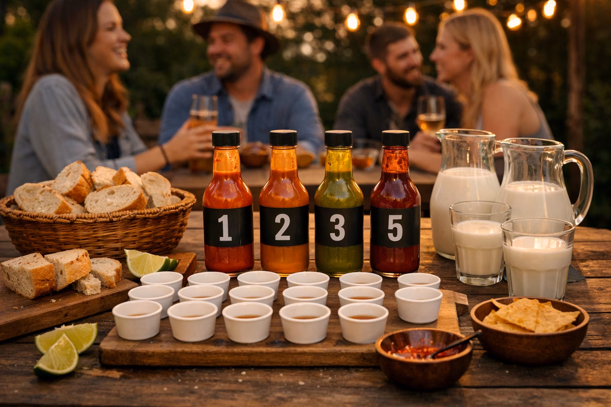 The Night We Lined Up Twelve Bottles (A Story About Hosting a Hot Sauce Tasting)