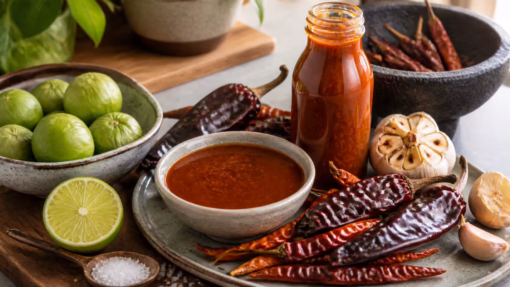Mexican Dried Chile Table Sauce
