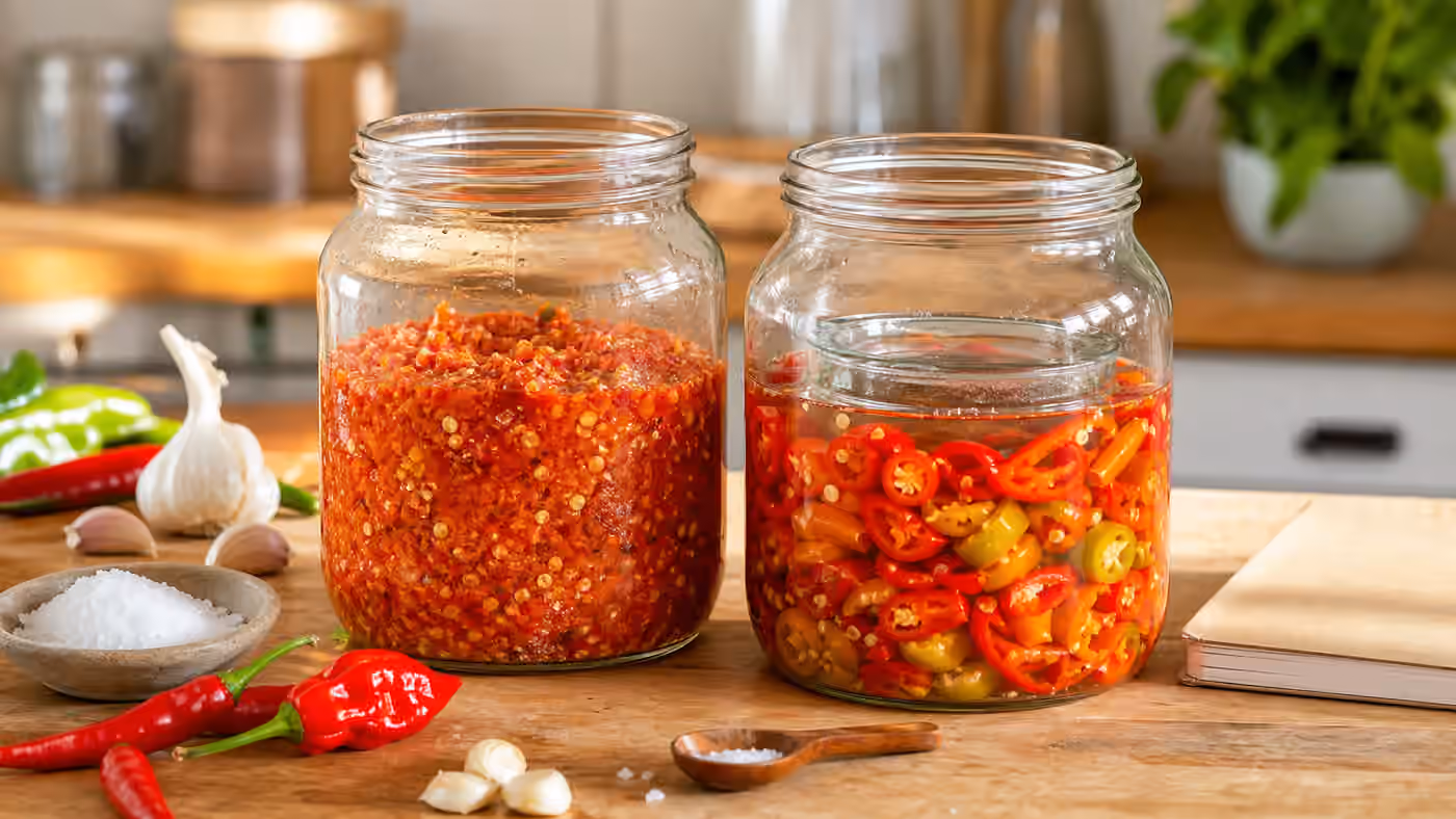 Pepper Mash vs. Brine Fermentation