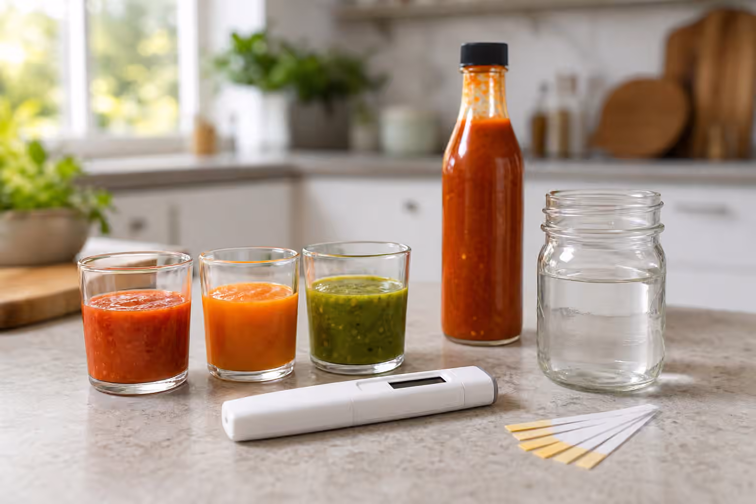 pH Testing Homemade Hot Sauce