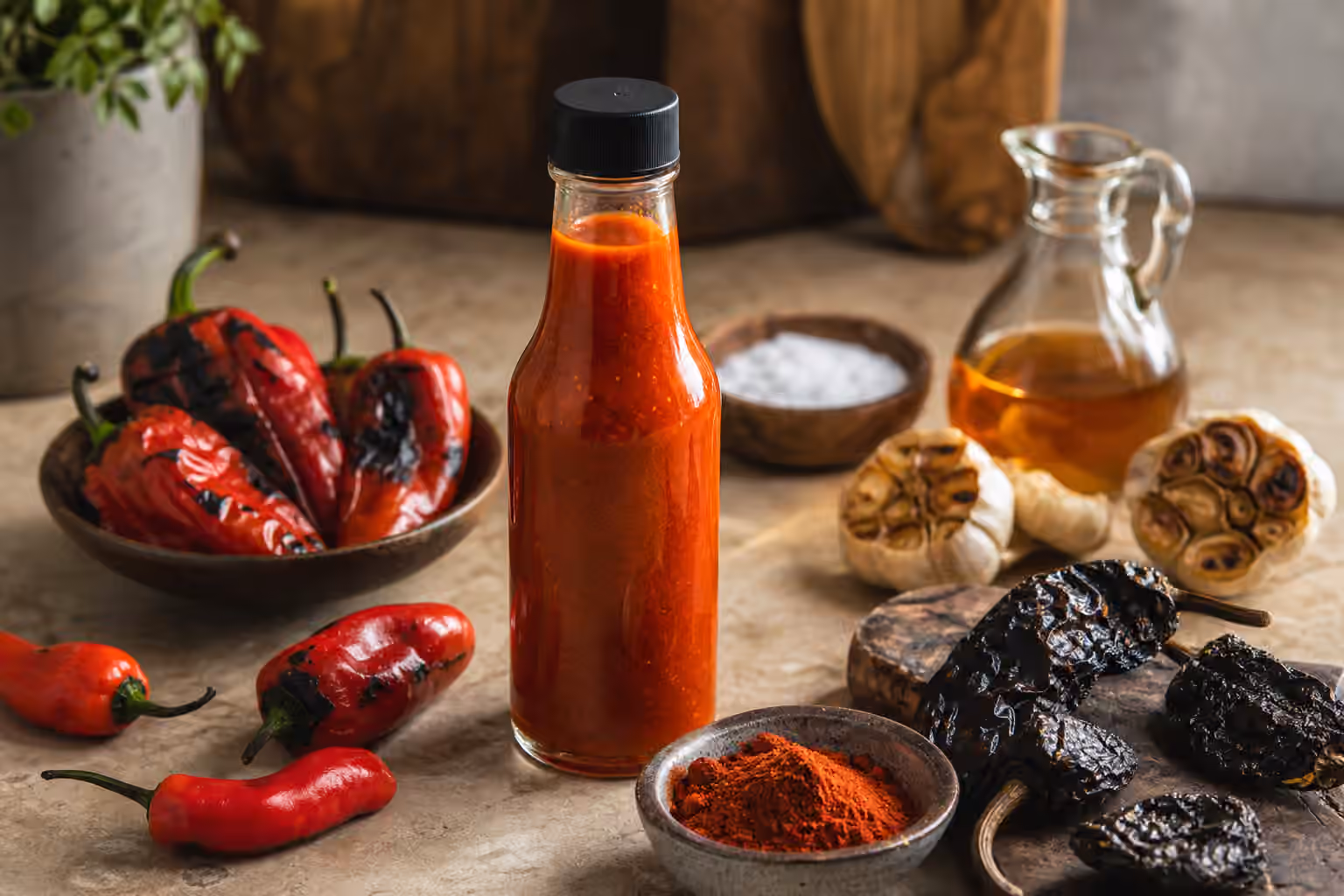 Smoky Hot Sauce Without Ashy Flavor