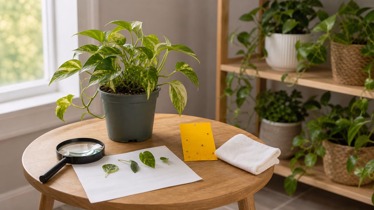 A practical indoor plant care setup for new plant quarantine checklist.