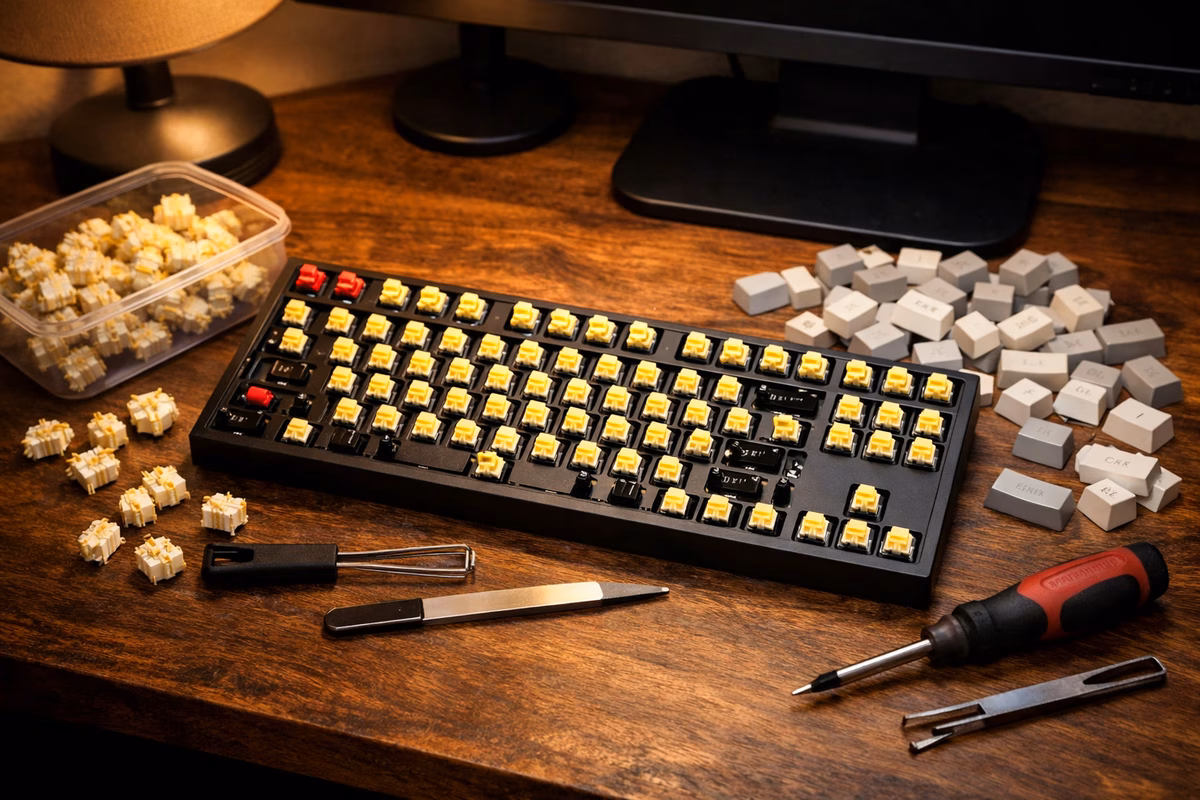 The Board That Sounded Like Rain (A Story About Your First Custom Keyboard)