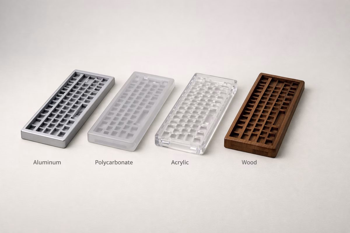 Keyboard Case Materials Guide: Aluminum, Plastic, Wood & More