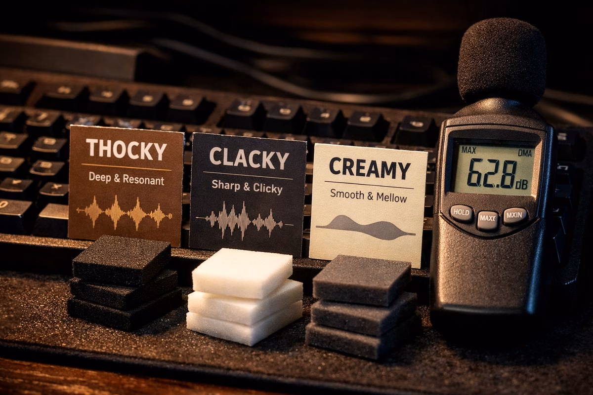 Keyboard Sound Profiles Guide: Thocky, Clacky, Creamy & More