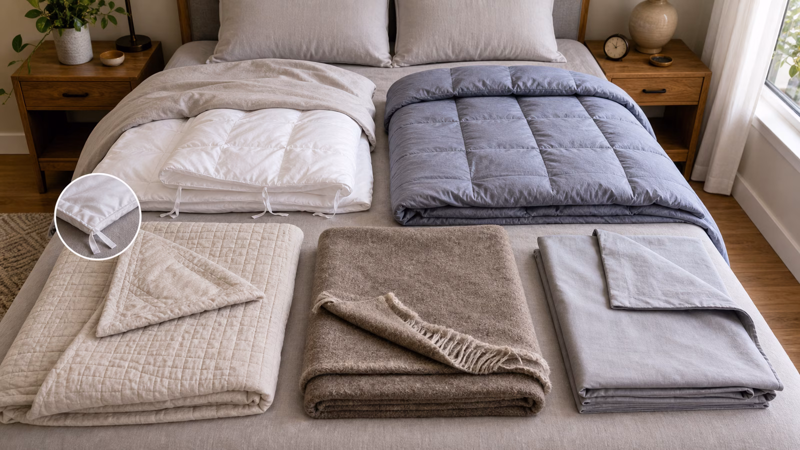 Duvet, Comforter, and Blanket Choices: Warmth Without a Messy Bed