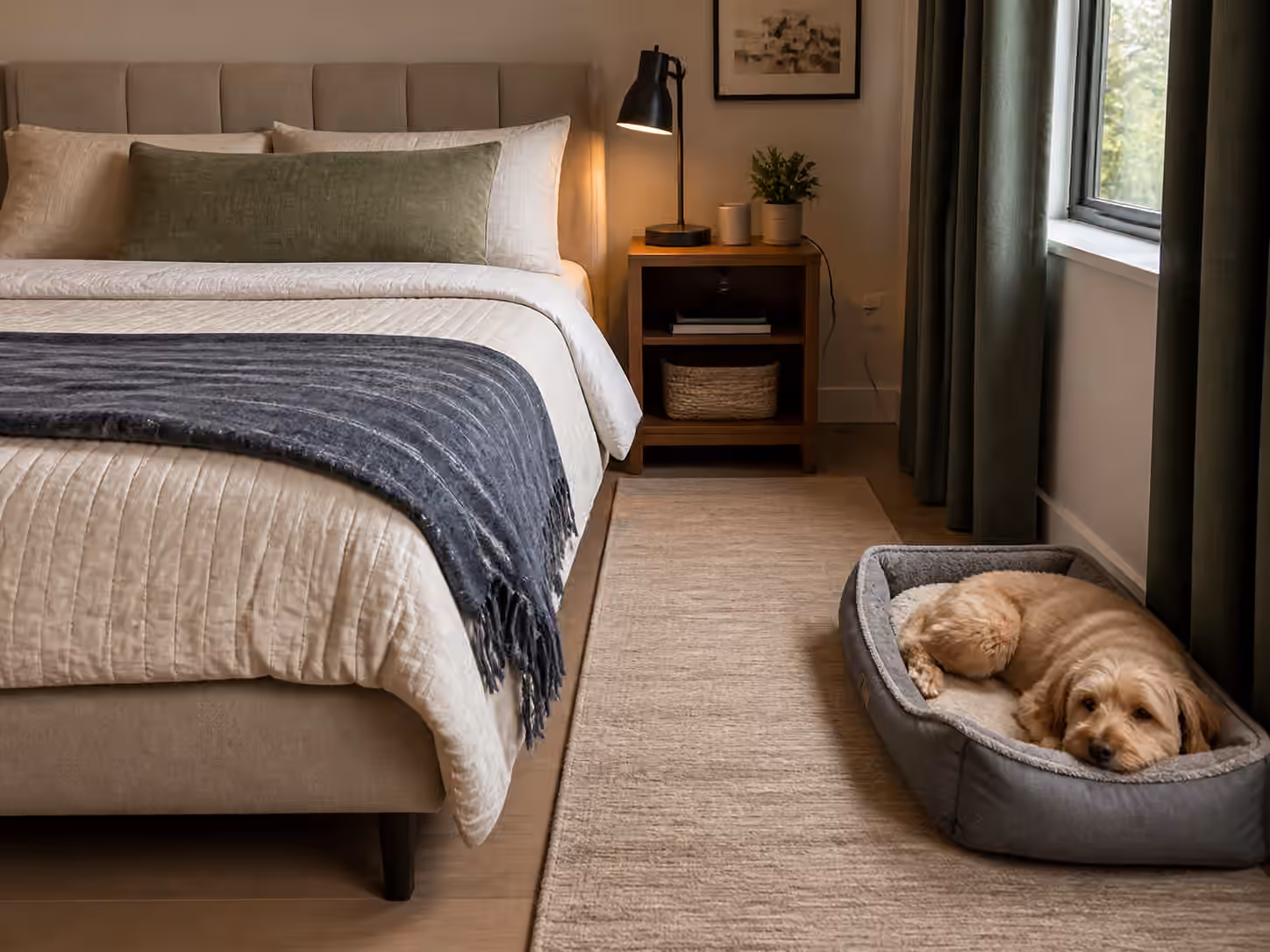 Pets in the Bedroom: Boundaries, Bedding, and Floor Space