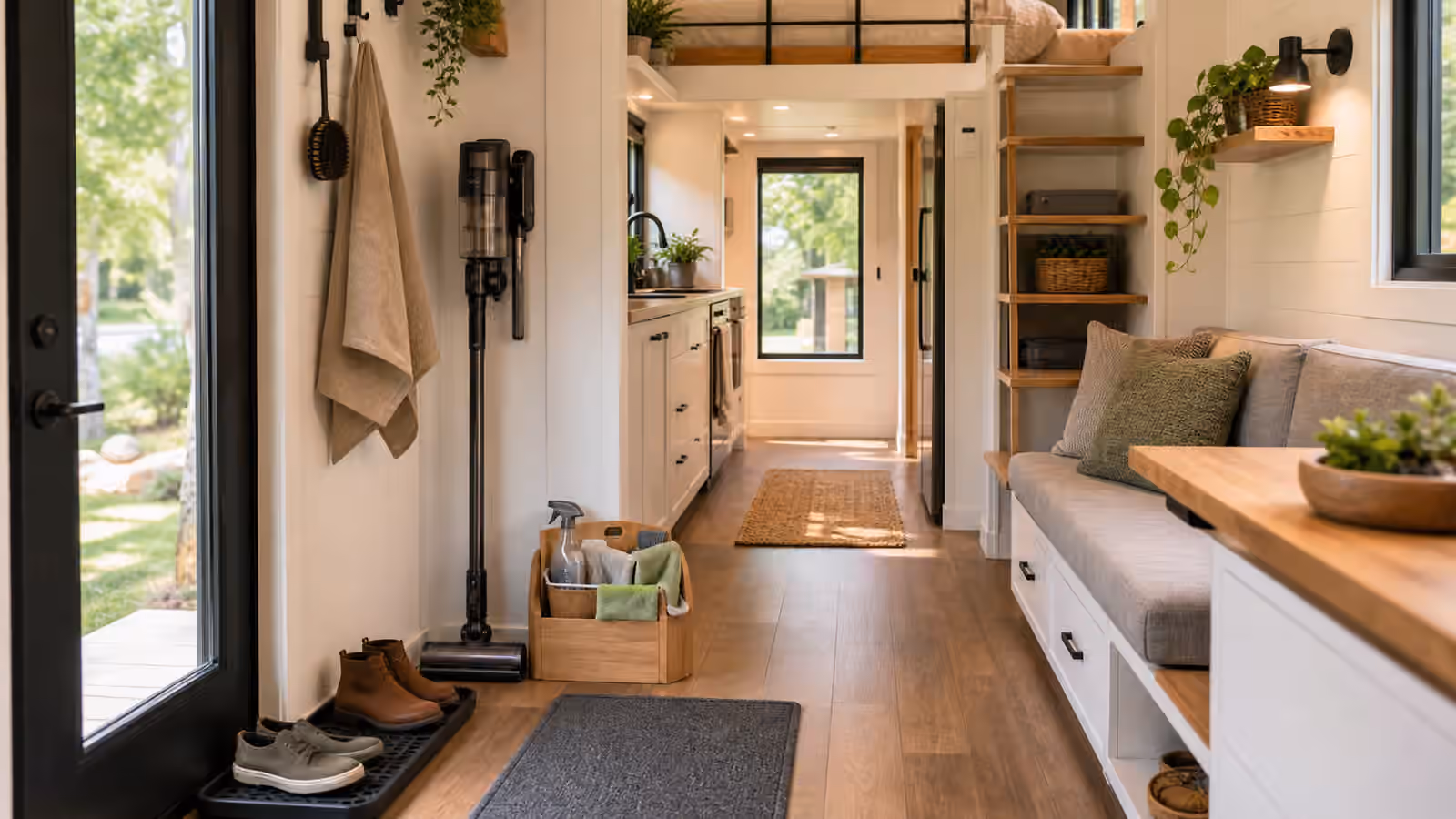 Tiny Home Cleaning and Dust Control: Entry Dirt, Reachable Surfaces, and Small-Space Reset