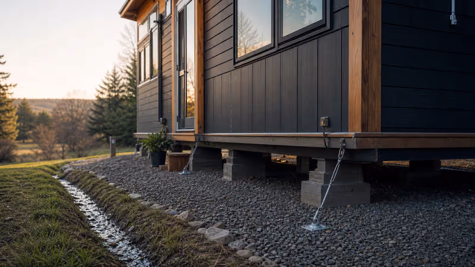 Tiny Home Foundations and Anchoring: Pads, Piers, Blocking, and Staying Put
