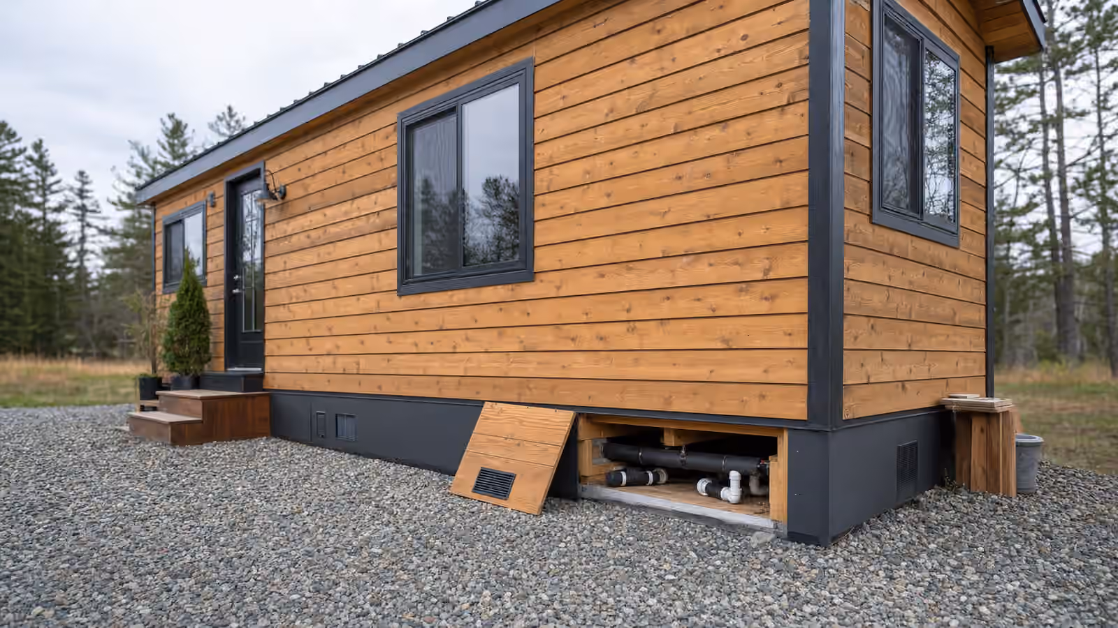 Tiny Home Skirting and Underfloor Protection: Warm Floors, Dry Ground, and Service Access