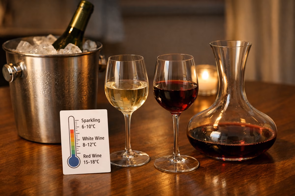 Serving Temperature and Decanting (Practical, Not Precious)